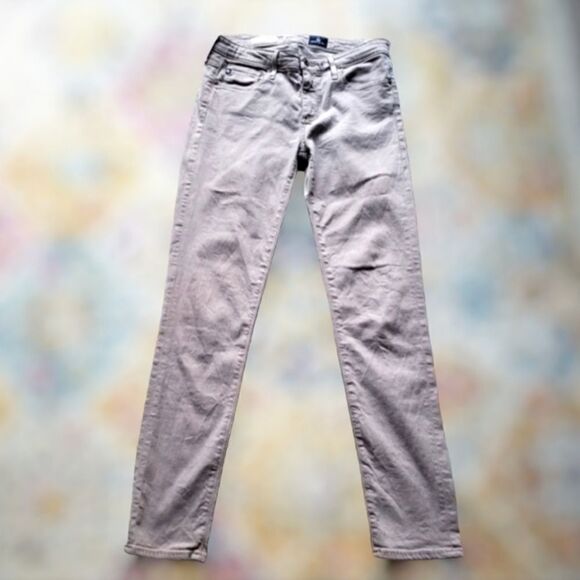 AG Adriano Goldschmied the Stevie Ankle Tan Jeans Size 27 - Picture 1 of 13